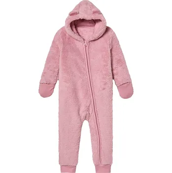 Kojenecký overall lupilu® Dětský plyšový overal (růžová, 74/80)