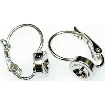 Náušnice Crystal-ZONE Náušnice KIDS Crystal Pearls 5818 6mm rhodium