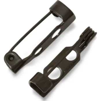 Materiál na výrobu šperku CZ Brožový můstek 20mm černá