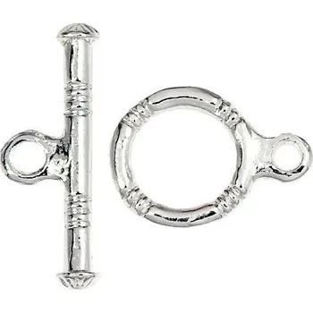 Materiál na výrobu šperku Crystal-ZONE Americká záponka stříbro