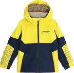 Dětská bunda Spyder Boy Mini Challenger Jacket - Acid Yellow/True Navy