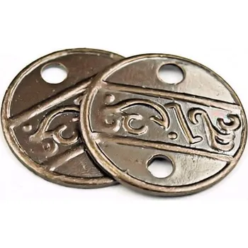 Materiál na výrobu šperku CZ Penízek 10mm staré zlato