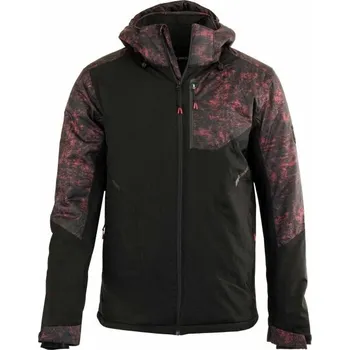 Pánská lyžařská bunda ALPINE PRO LEND L Černá, Červená