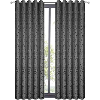 Závěs Fliying Sada závěsů Lorena tmavě šedá, 2 ks, každý - 145 x 250 cm