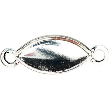 Materiál na výrobu šperku Crystal-ZONE Spojovací komponent Naveta 10/5mm ag clear