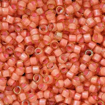 Korálek TOHO Co., Ltd. TOHO Treasure 11/0 Jonquil/Peach Lined