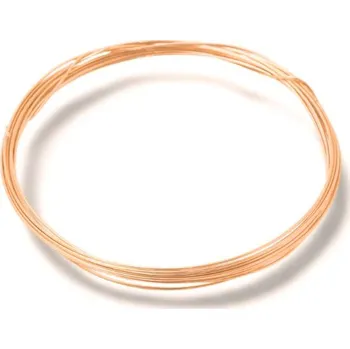 Hobby drát Crystal-ZONE Dekorační drátek 0,3mm/75cm rose gold