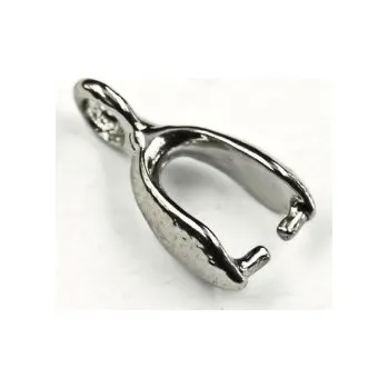 Materiál na výrobu šperku Crystal-ZONE Šlupna 5mm rutenium