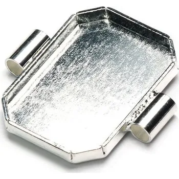 Materiál na výrobu šperku Crystal-ZONE Komponent Oktagon 18/14mm platina