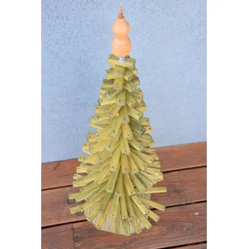 Vánoční dekorace Vingo Dřevěný vánoční stromek - zelený