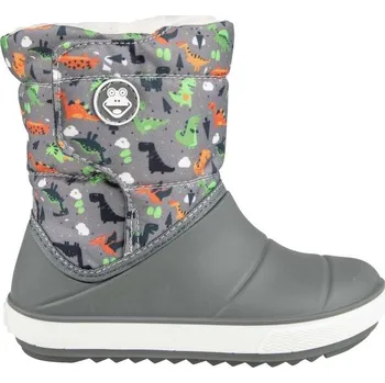 Chlapecké sněhule Dětské sněhule Coqui MIKI 24/25 Šedá, Světle zelená, Oranžová, Bílá