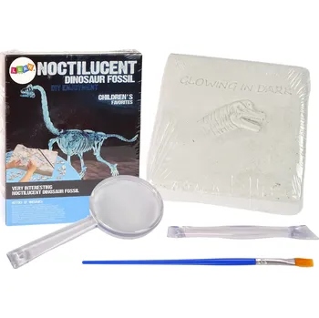 Modelovací hmota LEAN Toys Sada pro archeologické vykopávky 3D hologram kostry dinosaura Brachiosaura