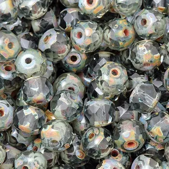 Korálek CZ Korálek broušený SLAVÍK 5/3mm modrá travertin