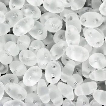 Šperk Preciosa Preciosa® Rokajl Twin 2,5/5mm crystal mat