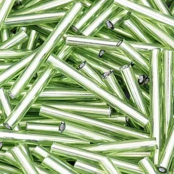 Korálek Preciosa Preciosa® Rokajl tyčinky 25mm kroucená chrysolite (57220)