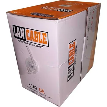 Síťový kabel Kabel UTP Cat5e 4páry, drát Cu 0,51, materiál CU/LSZH, balení 305m