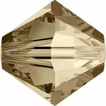 Materiál na výrobu šperku Swarovski Swarovski® Crystals Xilion Beads 5328 4mm Golden Shadow