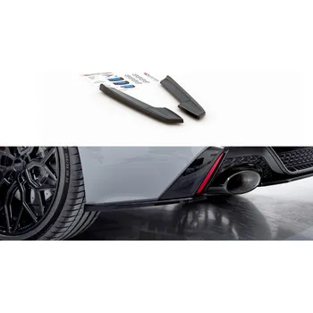 Tuning Maxton Design boční difuzory pod zadní nárazník pro Audi RS7 C8, plast ABS bez povrchové úpravy SLEVA 5%