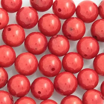 Drahý kámen Korál červený 6mm (1ks)