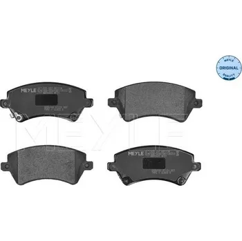 Brzdový systém Sada brzdových destiček, kotoučová brzda MEYLE 025 237 6617/W