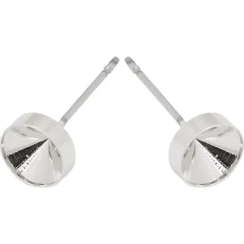 Náušnice Crystal-ZONE Náušnice trn Chaton ss29 rhodium