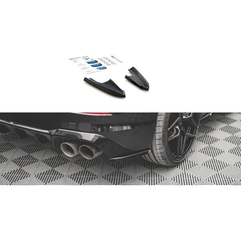 Auto-moto Maxton Design boční difuzory pod zadní nárazník ver.3 pro Volkswagen Golf R Mk8, plast ABS bez povrchové úpravy SLEVA 5%