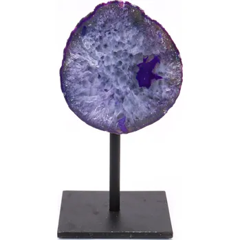 Přírodní kámen Magieprirody.cz Achát drúza na stojánku 880g Top kvalita #ATS033