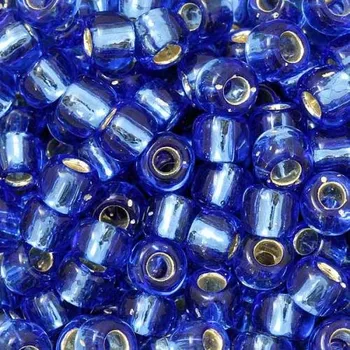 Korálek TOHO Co., Ltd. TOHO Round 6/0 Silver/Sapphire Lined