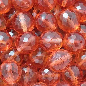 Korálek CZ Korálky broušené 16mm orange (4ks)