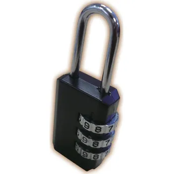 Visací zámek Zámek na zavazadla Rulyt Classic - černý-stříbrný