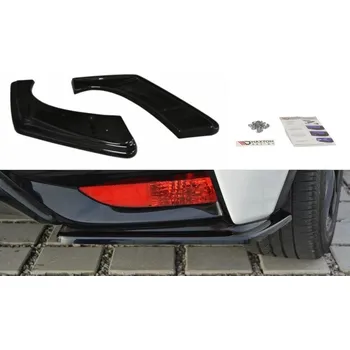 Tuning Maxton Design boční difuzory pod zadní nárazník pro Honda Civic Mk9, plast ABS bez povrchové úpravy SLEVA 5%