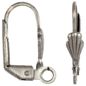 Rybářský háček CZ Háček zavírací s mušlí staré stříbro