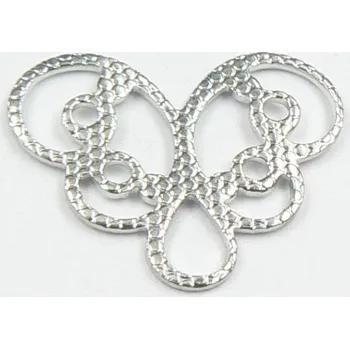 Materiál na výrobu šperku CZ Filigrán 13mm platina