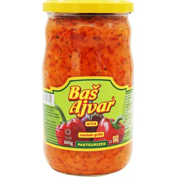 Omáčka Baš Ajvar 660g Pálivost: jemný