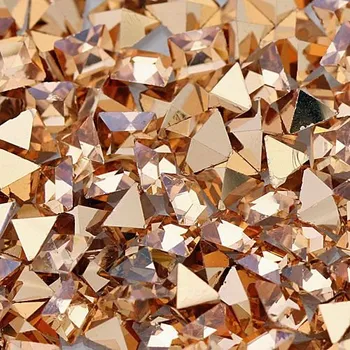 Dětské navlékací korálky CZ Stone SQUARE 3mm/20ks Crystal COP