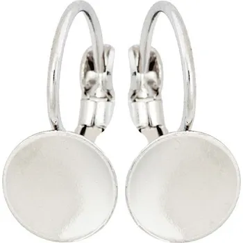 Náušnice Crystal-ZONE Náušnice KIDS Solaris 10mm rhodium