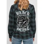 Dámská Košile BLACK HEART WOLF Barva: Zelená, Velikost: S