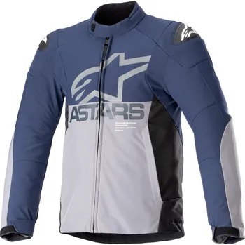 Moto bunda ALPINESTARS bunda SMX WATERPROOF tmavě modrá/tmavě šedá 2024 - 3XL