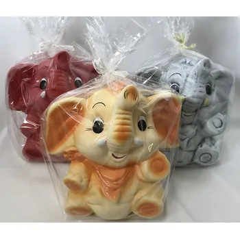 Pokladnička Pokladnička SLON sedící, v.28cm, keramika