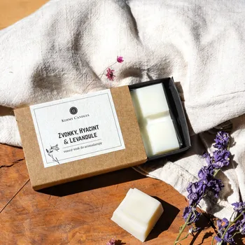 Aroma lampa Vonný vosk Zvonky, Hyacint & Levandule