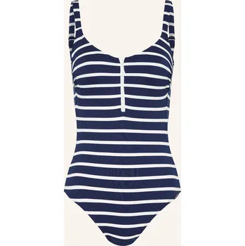 Dámské plavky Lidea Dámské Plavky Bay Games, modrá / bílá, 46C