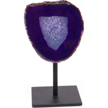 Přírodní kámen Magieprirody.cz Achát drúza na stojánku 1170g Top kvalita #ATS036