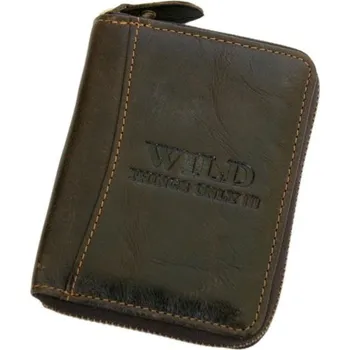 Peněženka Pánská peněženka Wild Things Only 5508/5164 tmavě hnědá