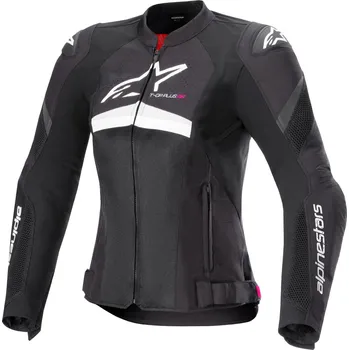 Moto bunda ALPINESTARS bunda STELLA T-GP PLUS R 4 AIRFLOW dámská černá/bílá 2025 - S
