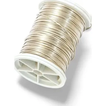 Hobby drát EU Dekorační drátek 0,5mm/100g stříbrná