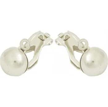 Materiál na výrobu šperku CZ Náušnicová klipsa s očkem platina