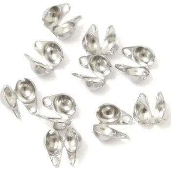 Materiál na výrobu šperku Crystal-ZONE Kalota boční 3mm s očkem chirurgická ocel