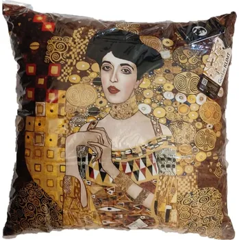 Žertovný předmět Art polštářek Gustav Klimt - Zlatá Adéla