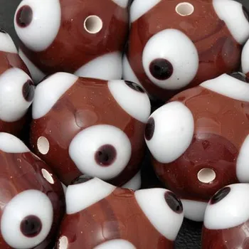 Korálek CZ Korálek vinutý KULIČKA 10mm hnědá