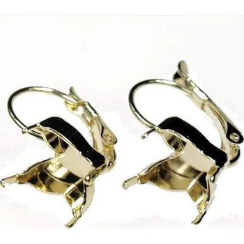 Náušnice Crystal-ZONE Náušnice KIDS Butterfly gold plating 24kt